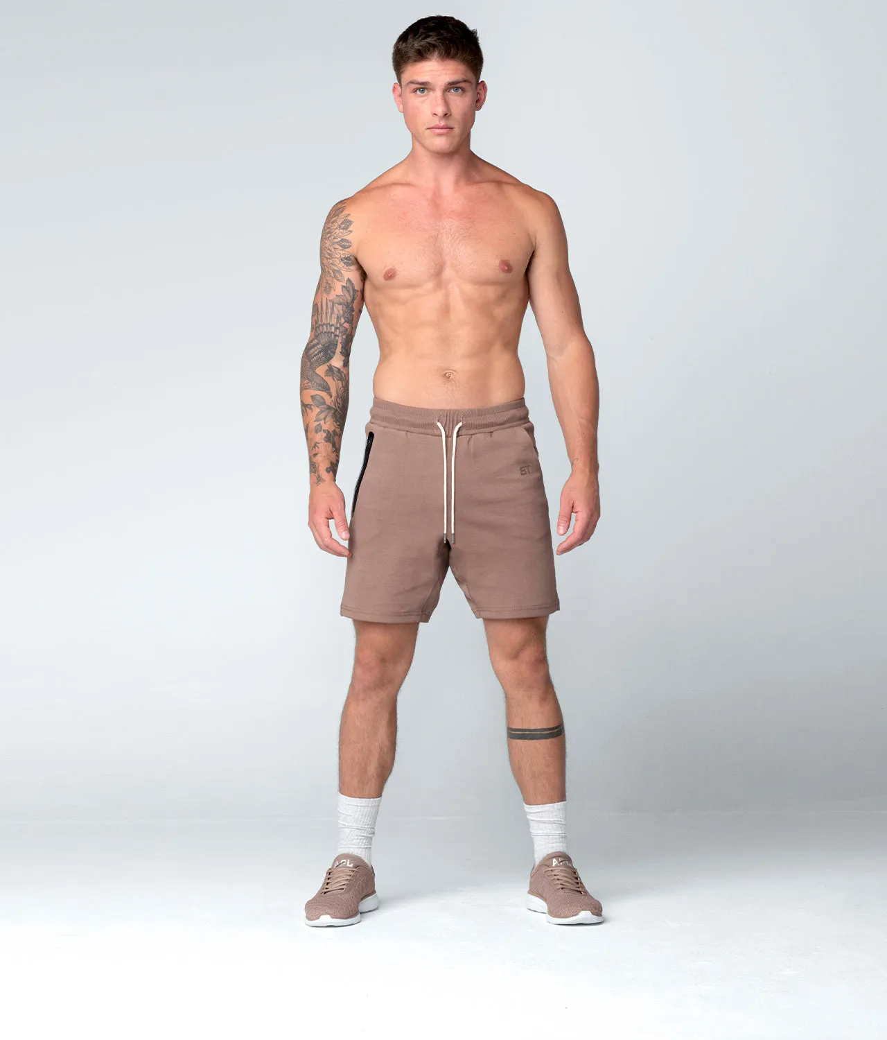 3000 . Viscose Regular-Fit Shorts - Lunar Rock