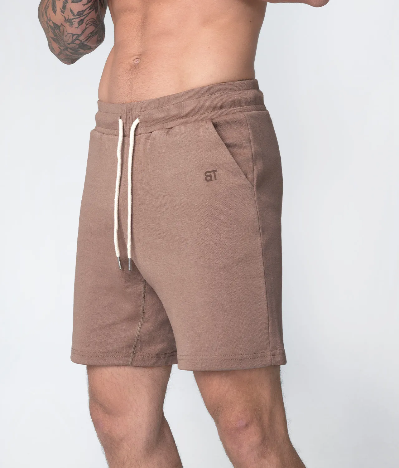 3000 . Viscose Regular-Fit Shorts - Lunar Rock