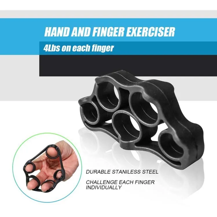 5 In 1 Counting Grip Device Fitness Adjustment Grip Device  Finger Trainer Set(Green)