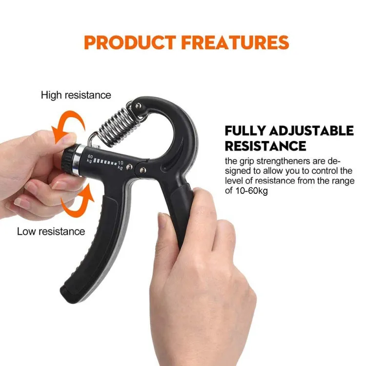 5 In 1 Counting Grip Device Fitness Adjustment Grip Device  Finger Trainer Set(Green)