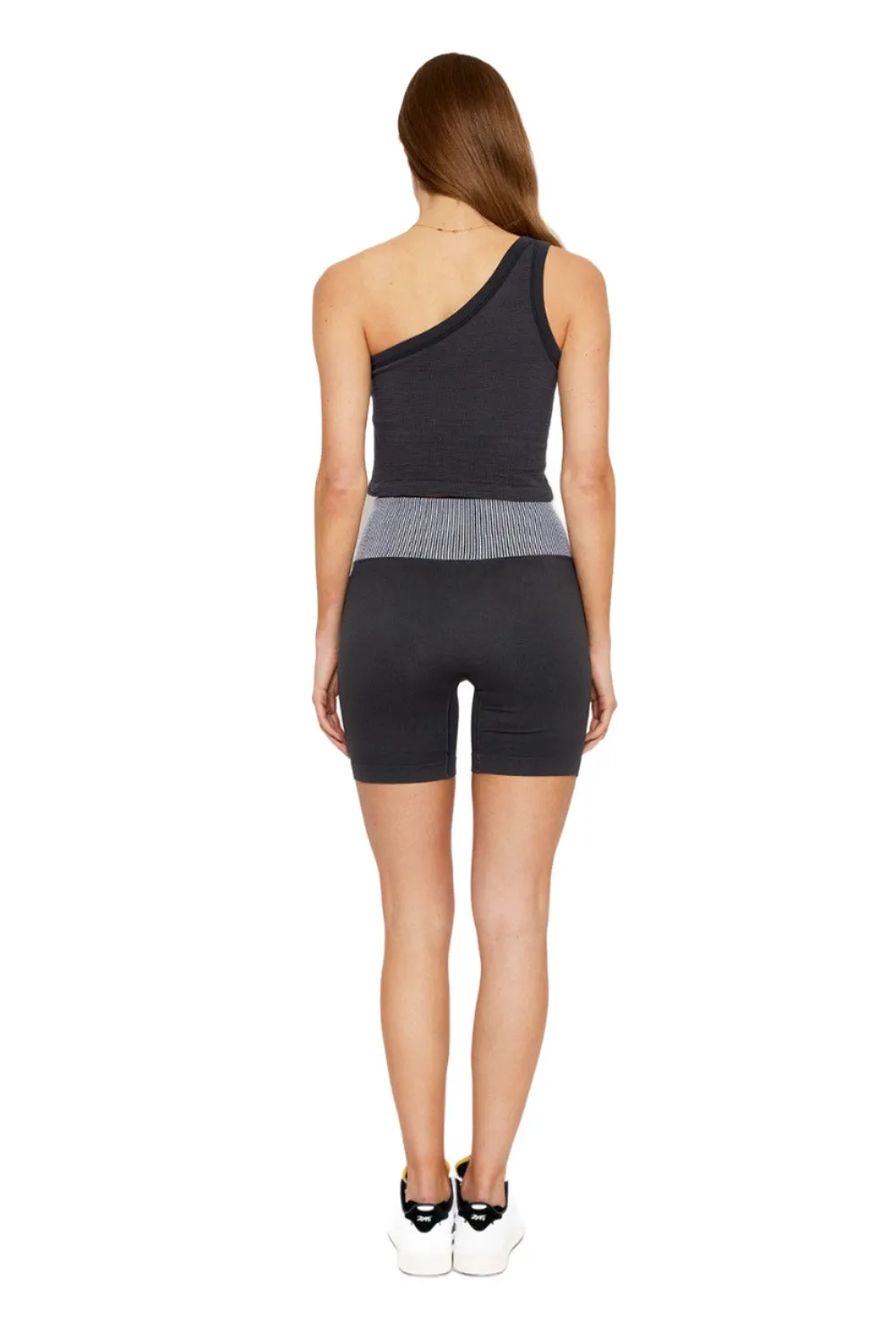 Ashley Biker Shorts - Faded Black