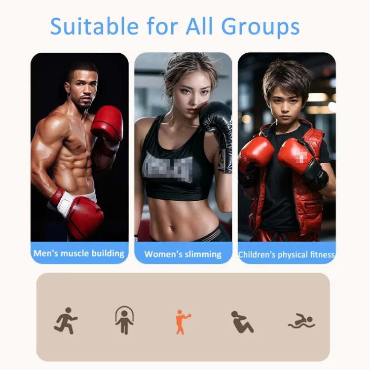 Bluetooth Music Boxing Machine Countable Rechargeable Fitness Equipment With Adult Gloves Pink Blue
