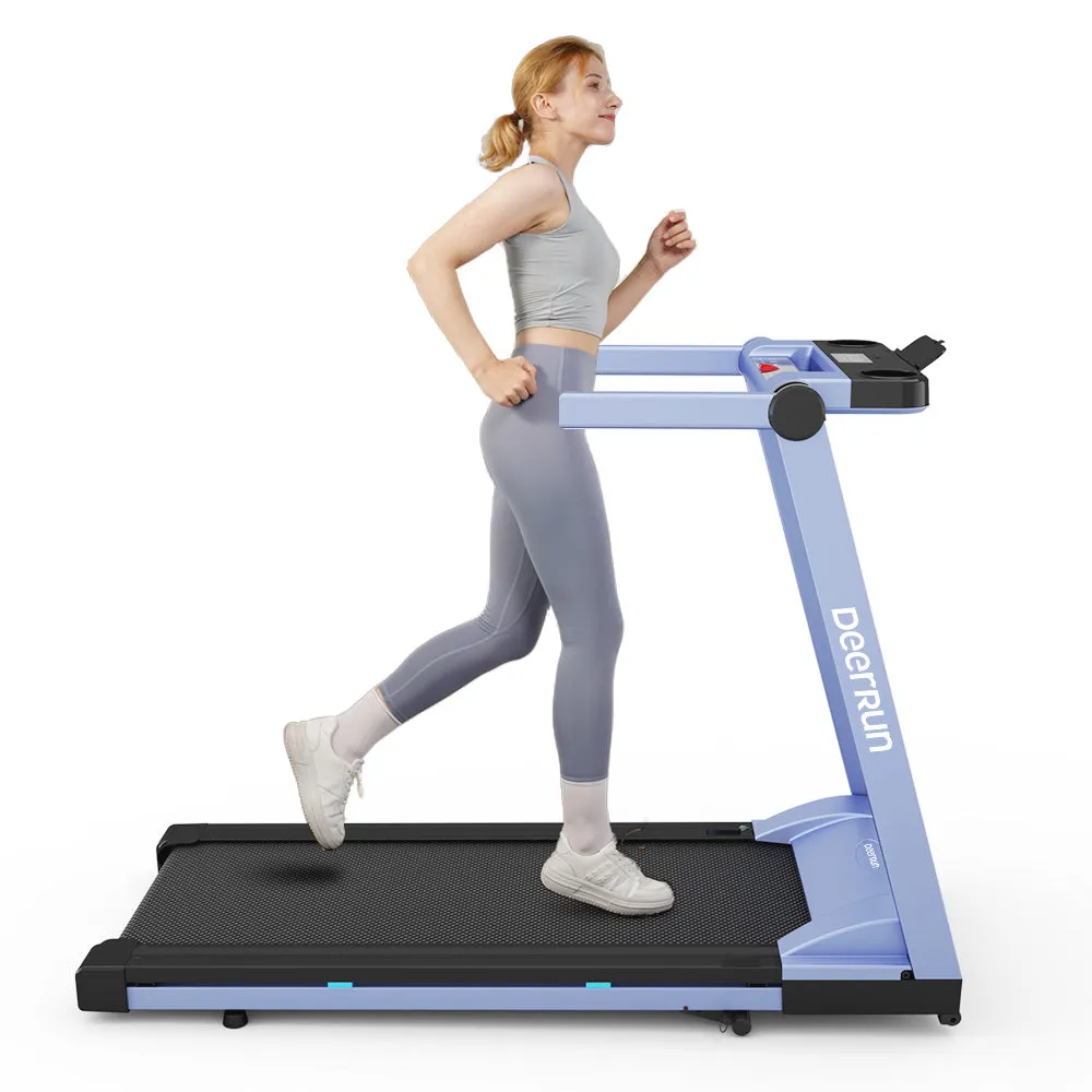 DeerRun® A1 Pro Folding smart treadmill with 6% incline, 350 Lbs, 0.6-10 MPH
