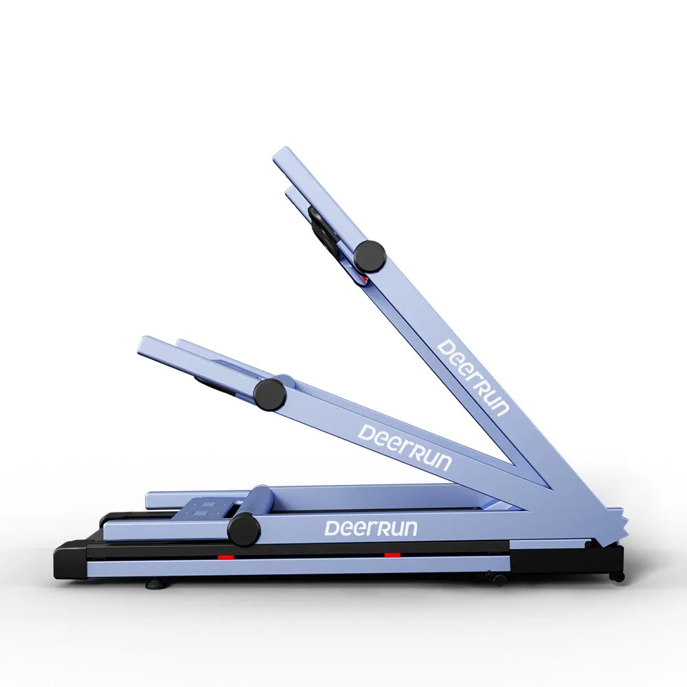 DeerRun® A1 Pro Folding smart treadmill with 6% incline, 350 Lbs, 0.6-10 MPH