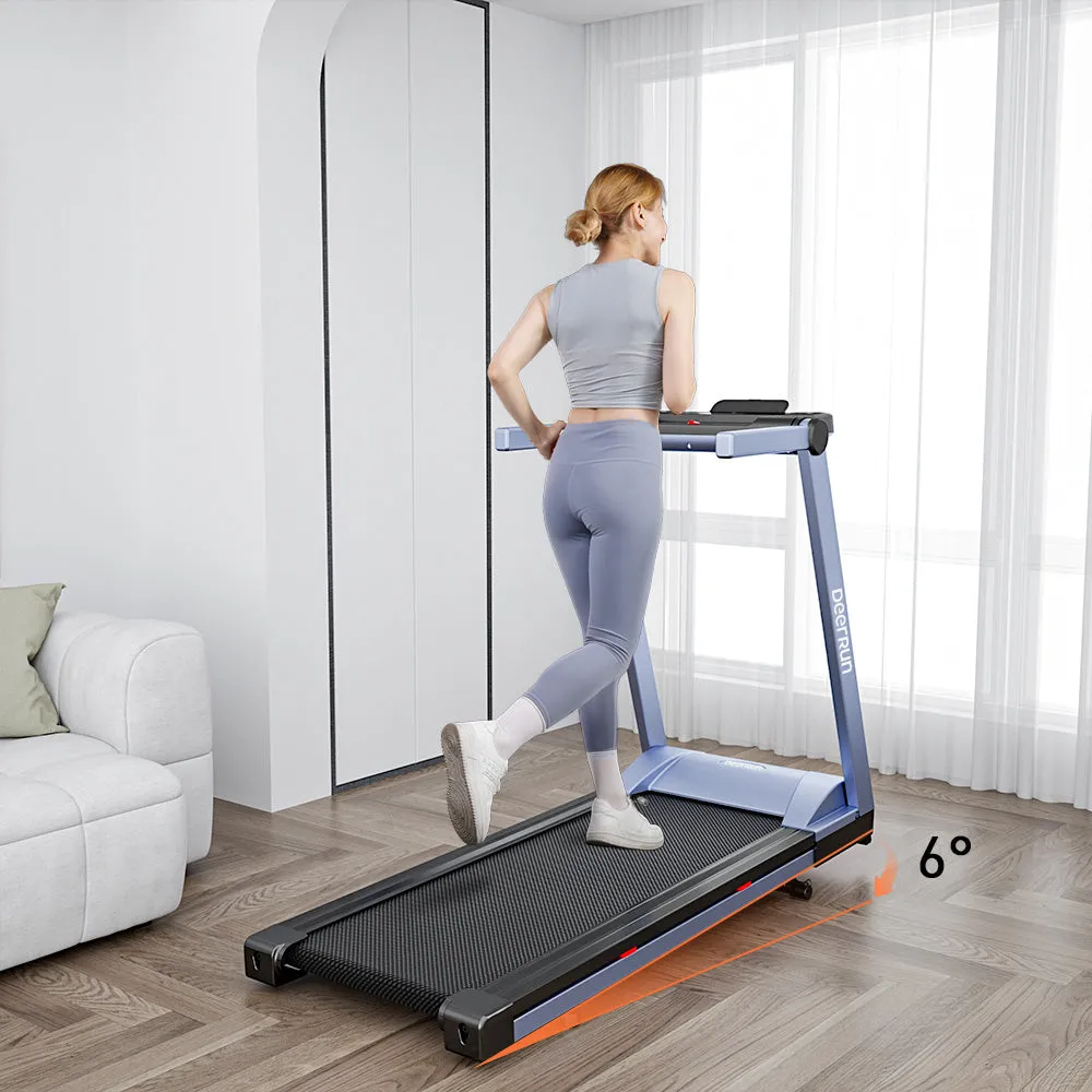 DeerRun® A1 Pro Folding smart treadmill with 6% incline, 350 Lbs, 0.6-10 MPH