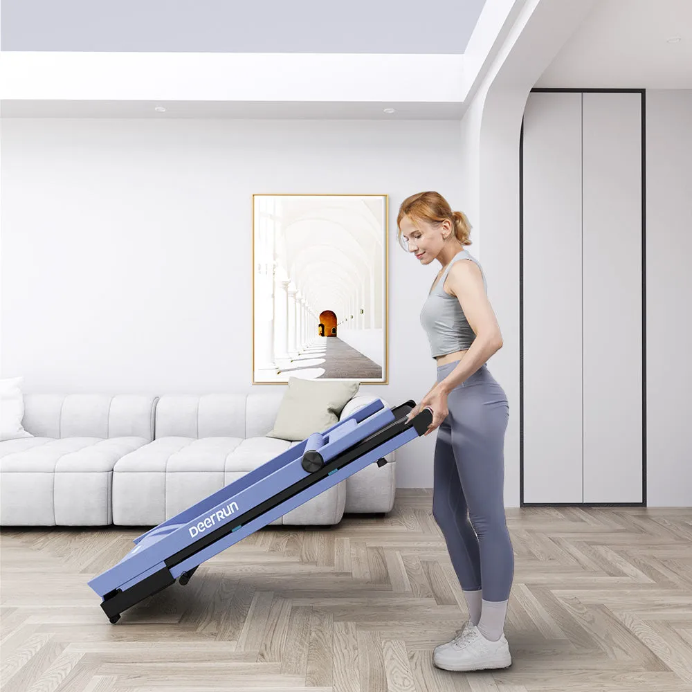DeerRun® A1 Pro Folding smart treadmill with 6% incline, 350 Lbs, 0.6-10 MPH