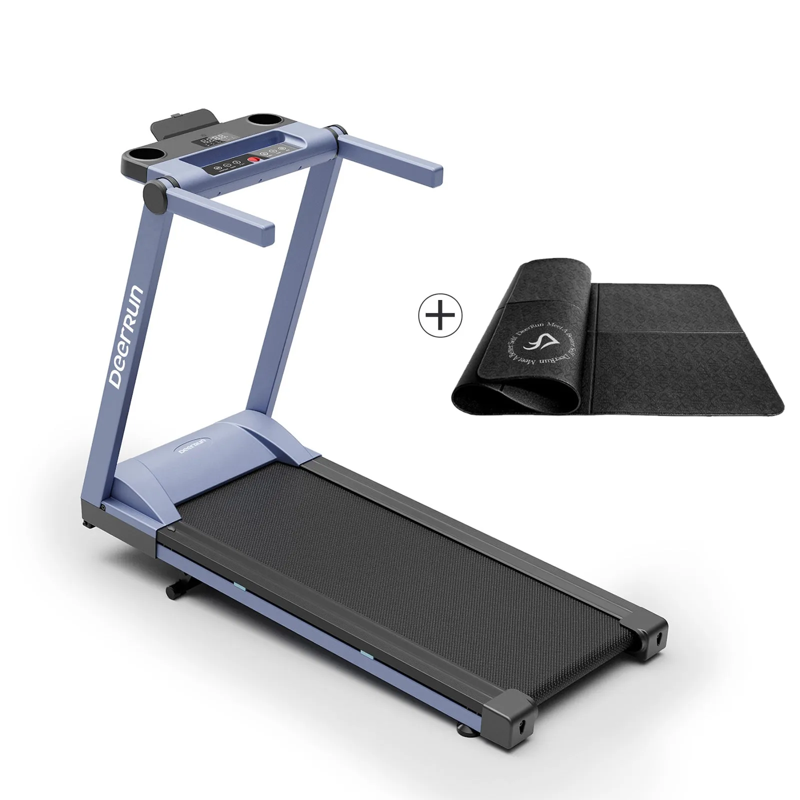 DeerRun® A1 Pro Folding smart treadmill with 6% incline, 350 Lbs, 0.6-10 MPH