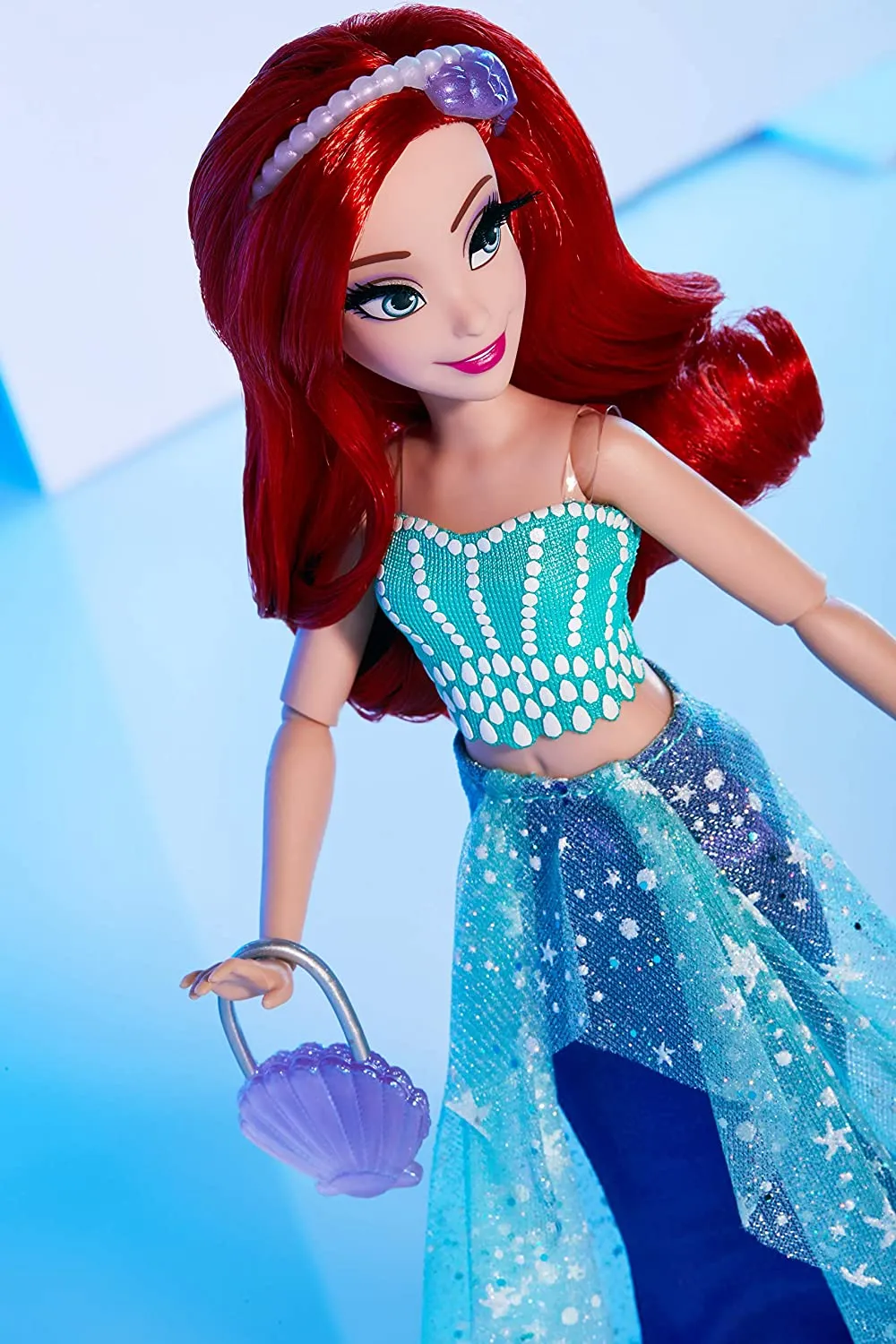 Disney Princess Style Series, Ariel Doll in Contemporary Style with Purse & Shoes