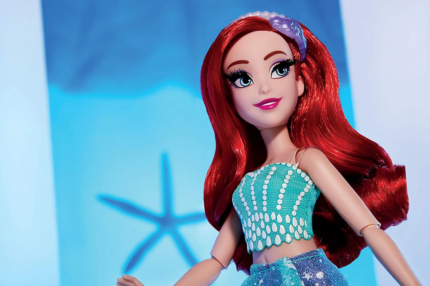 Disney Princess Style Series, Ariel Doll in Contemporary Style with Purse & Shoes