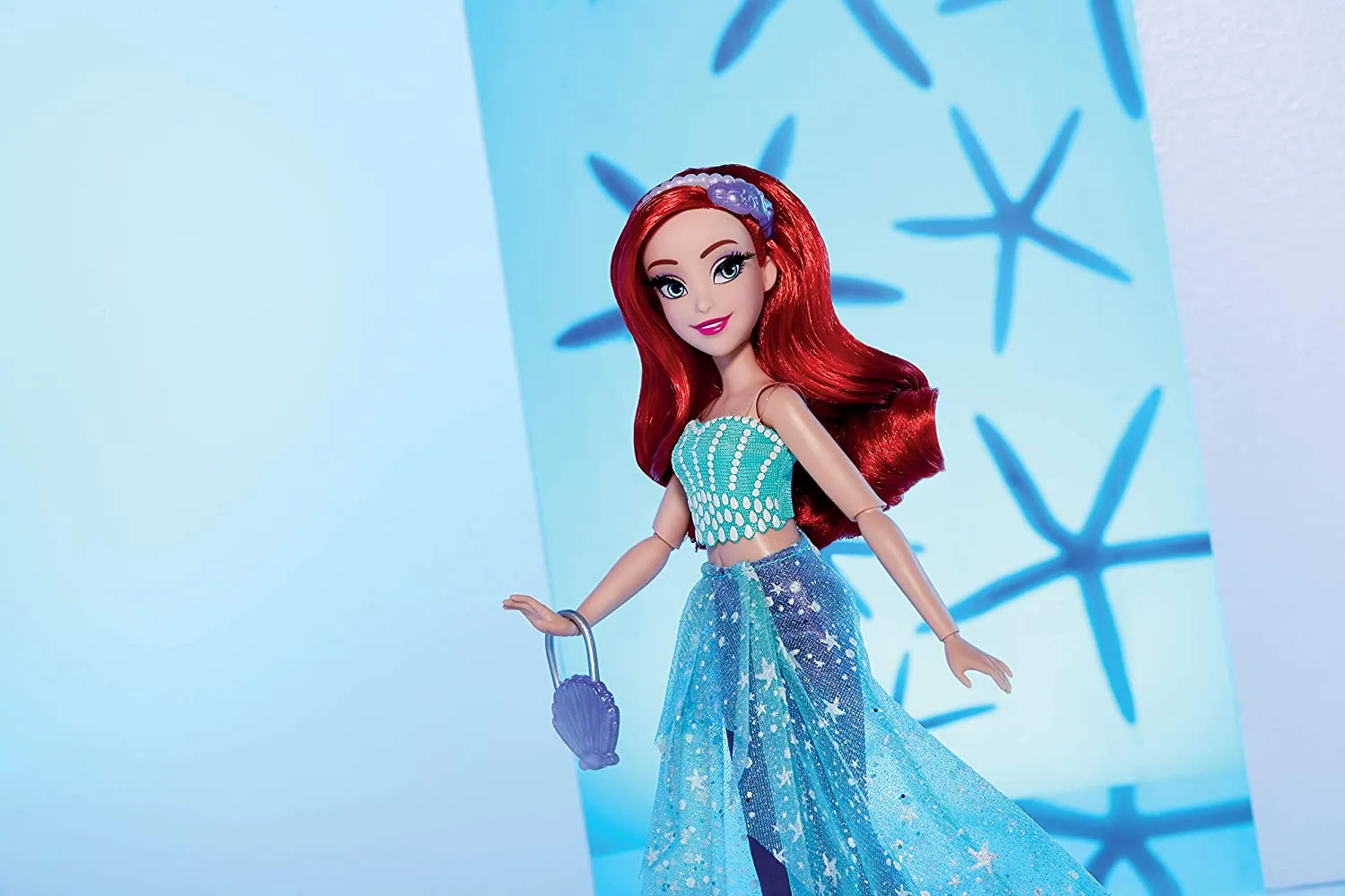 Disney Princess Style Series, Ariel Doll in Contemporary Style with Purse & Shoes
