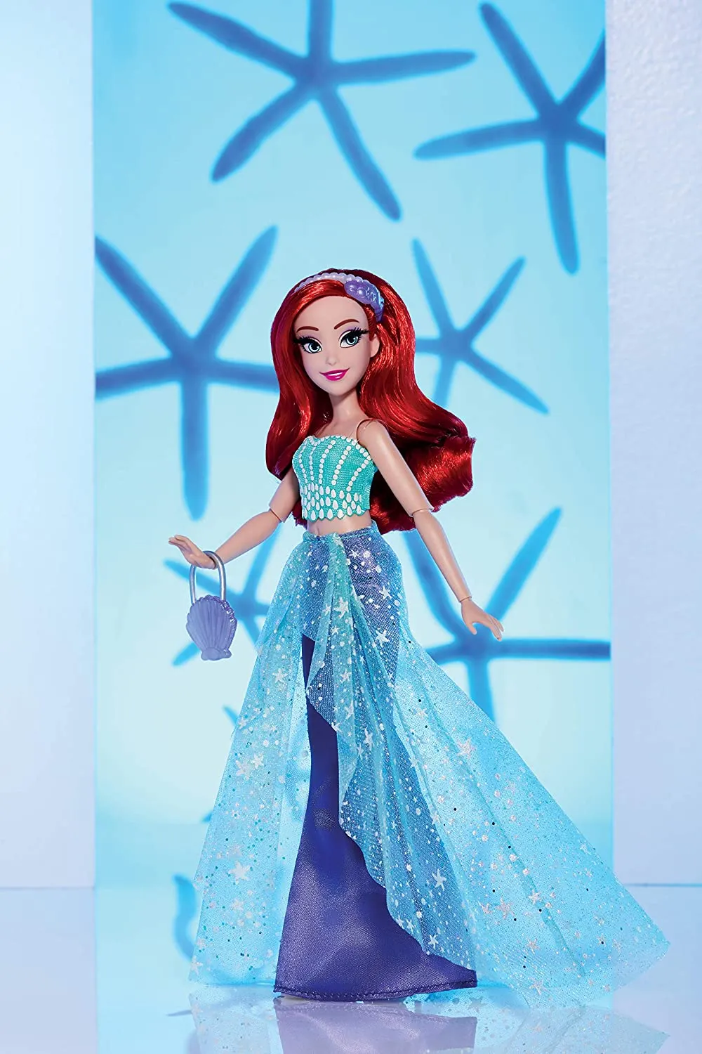 Disney Princess Style Series, Ariel Doll in Contemporary Style with Purse & Shoes
