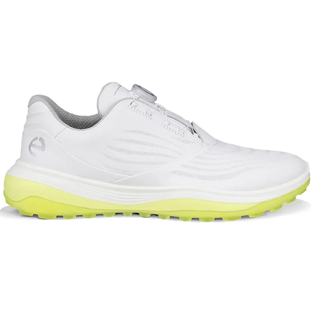 ECCO Golf Lt1 BOA Spikeless Waterproof Shoes - White