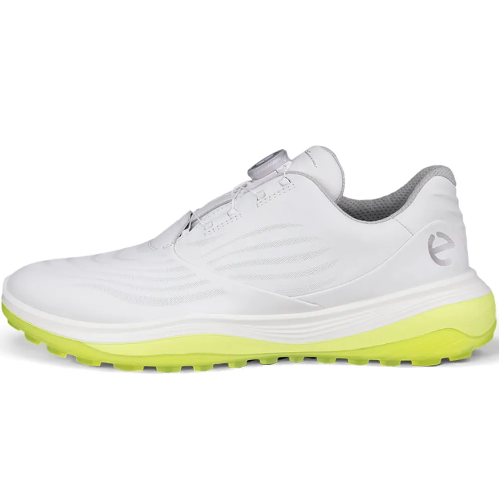 ECCO Golf Lt1 BOA Spikeless Waterproof Shoes - White