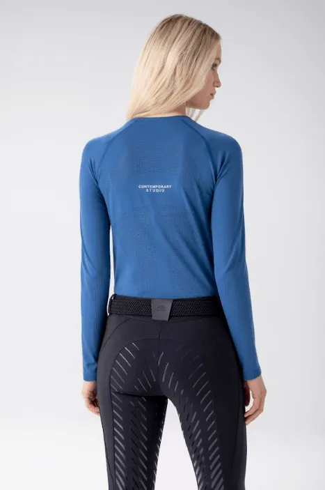 Equiline - CUDIK Women's Seamless Second Skin Crewneck L/S Shirt SS24