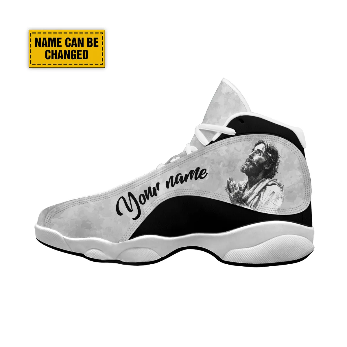 Personalized Jesus And Lion J13 Shoes - Lion Of Judah Shoes - Jesus Shoes
