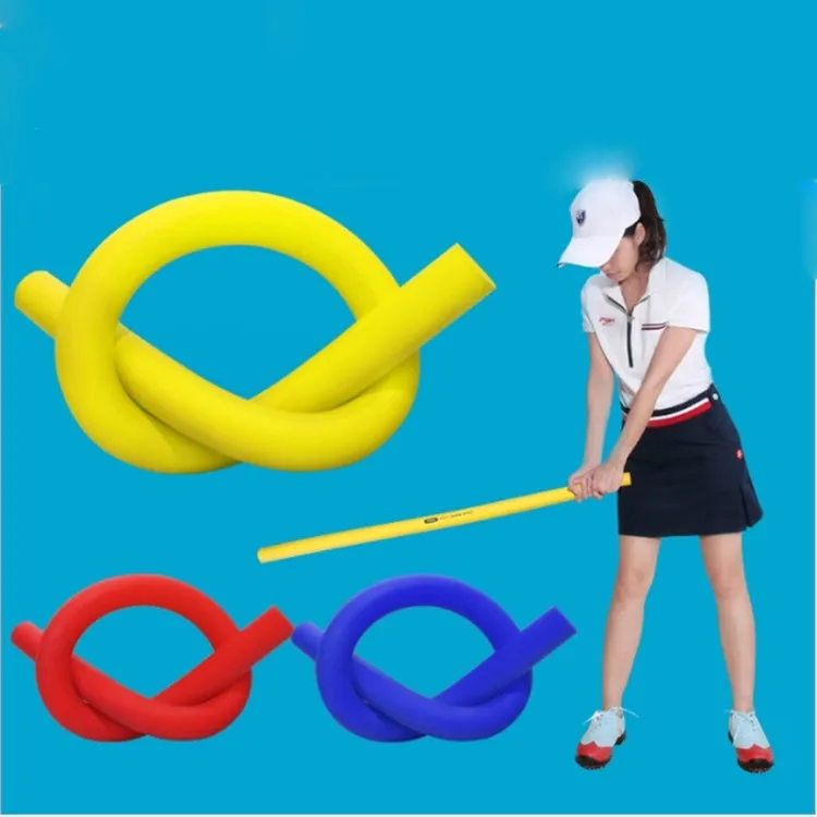 PGM Multi-function Golf Practice Soft Swing Stick Light-weight Flexibility Training Aids Tool, Size: 80 x 3cm (Red)