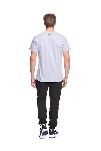 REGULAR FIT CLASSIC CHIMP T SHIRT- Grey
