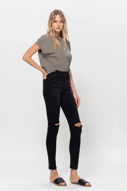 SUPER SOFT HIGH RISE SKINNY JEANS