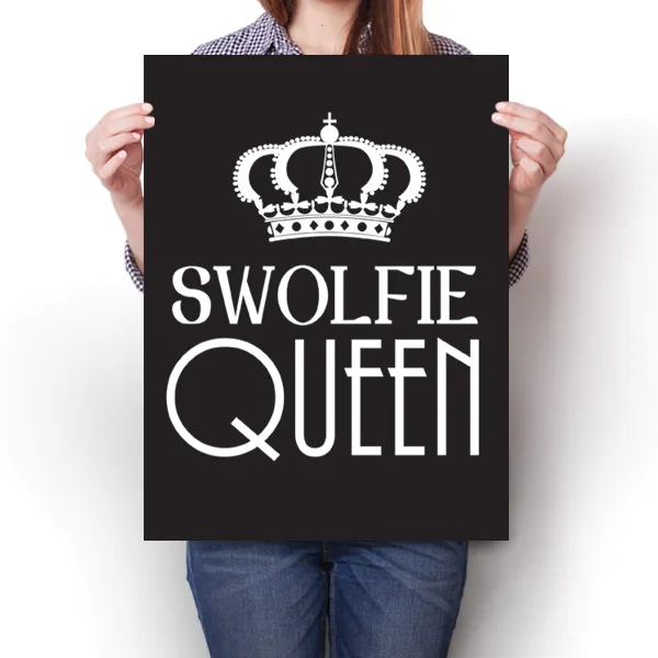 Swolfie Queen Workout Poster
