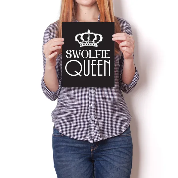 Swolfie Queen Workout Poster