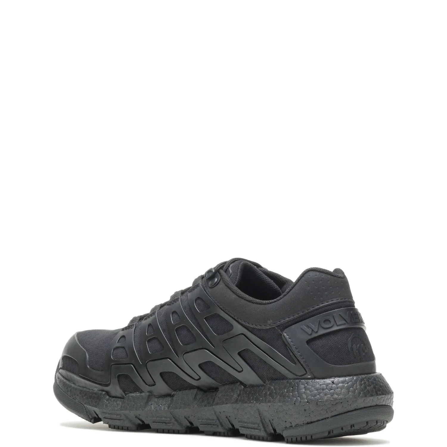 Wolverine Mens Rev Durashocks UltraspringOxford CM Black Mesh Work Shoes
